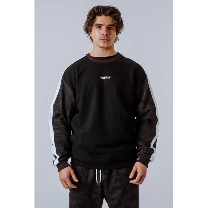 Світшот Nebbia Relaxed Sweatshirt POWER Dark Brown Camo 903
