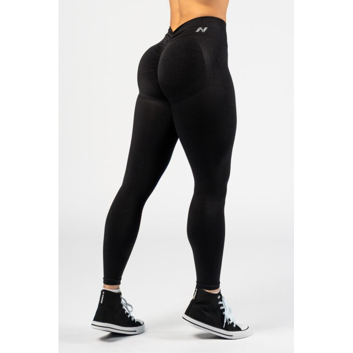 Легінси Nebbia Seamless High-Waist Leggings MAXIMUM PUSH-UP Black 302
