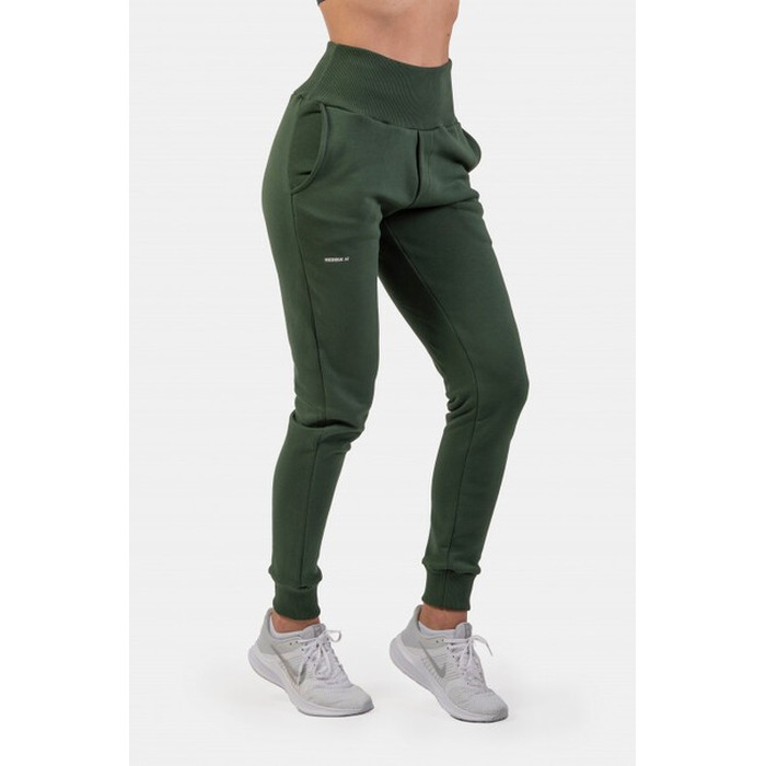 Штани High-Waist Loose Fit Sweatpants 'Feeling Good' 409 Dark Green