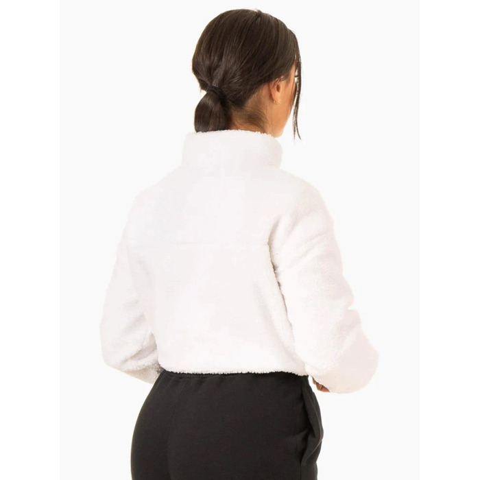 Толстовка Off Duty Teddy Half Zip - White