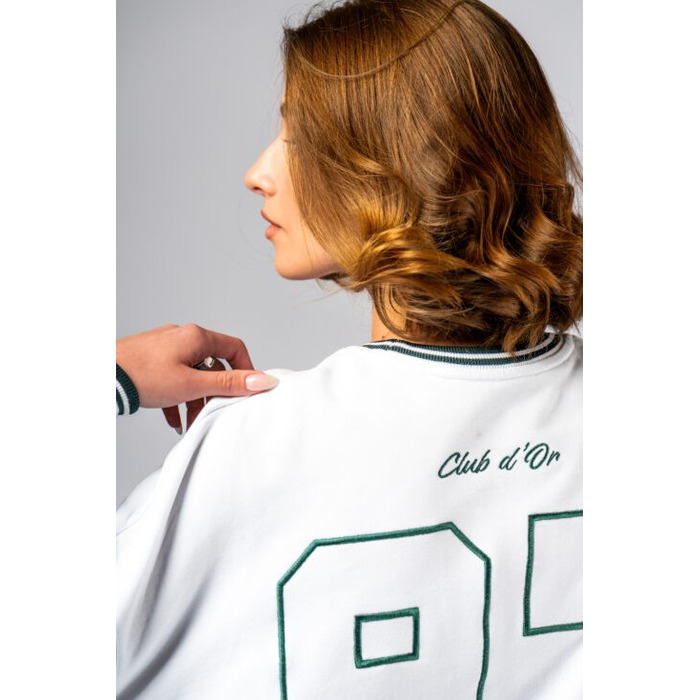 Толстовка жіноча Nebbia Lounge Sweatshirt CLUB D’OR White 642