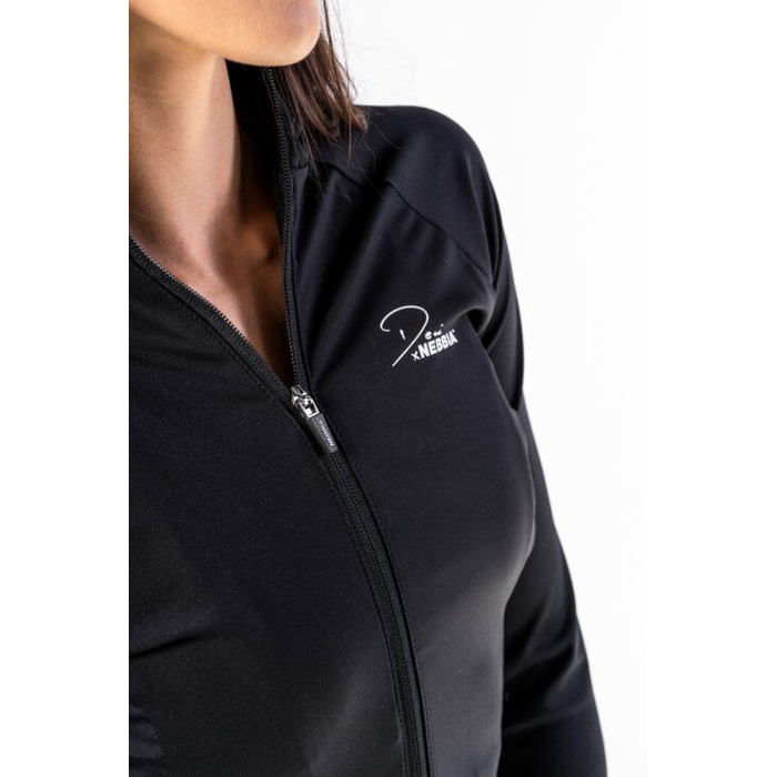 Олімпійка Deni x NEBBIA Fitness Zip Tracktop Black 314