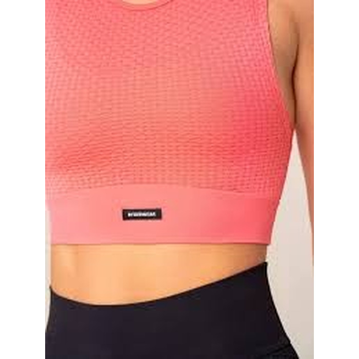 Майка Ryderwear Honeycomb Seamless Tank - Coral Pink