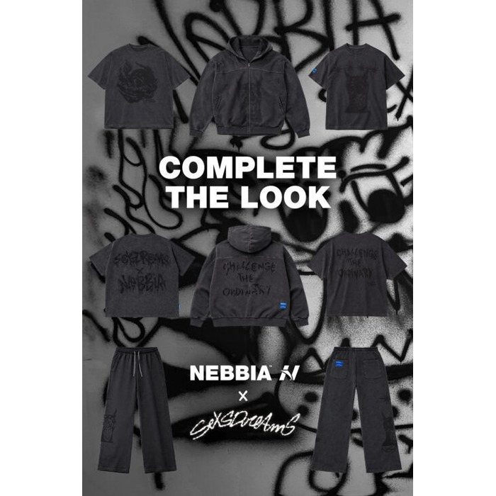 Футболка NEBBIA x Sexsdreams Women’s Oversized Tee Black 813