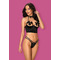 Комплект Obsessive Delishya set 2-pcs black S / M