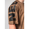 Футболка Nebbia Washed-off Oversized T-shirt LIFTING CLUB Light Brown 368