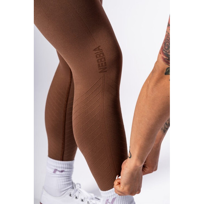 Легінси Nebbia High Waisted Push-Up Leggings TOTALLY SEAMLESS Brown 303
