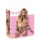 Збруя з фіксацією рук до тіла Bad Kitty чорна Bondage Set L/XL