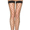Панчохи у велику сітку Music Legs, чорні, One Size