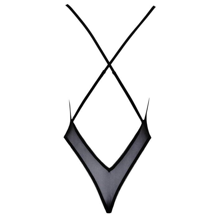 Боди с вырезом Body Embroidery S/M