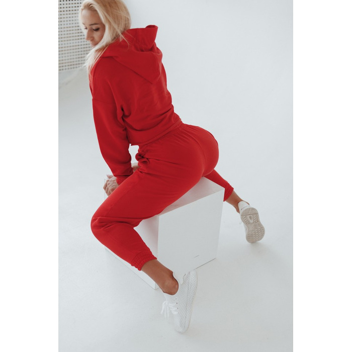 Штани спортивні Fitzona Victory red з вирізами для танців