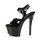 Босоніжки Pleaser Sky-308N *7 дюймів на підборах, 2 3/4 дюйма з ремінцем на щиколотці PF, чорні