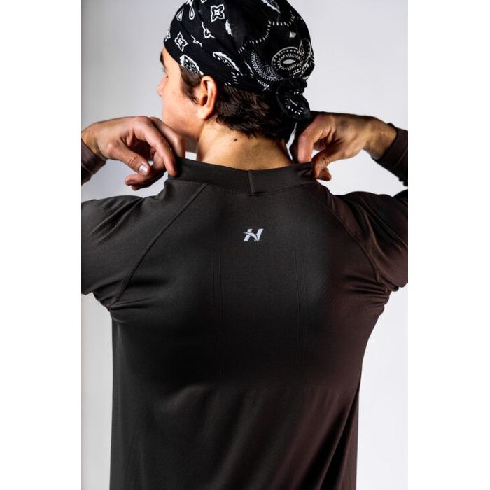 Лонгслів чоловічий Nebbia Seamless Long-Sleeve Top POWER Black 901
