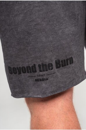 Шорти Nebbia Washed-off Gym Sweatshorts NO BS Black 367