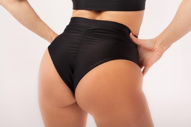 Шорти із складкою Чорні