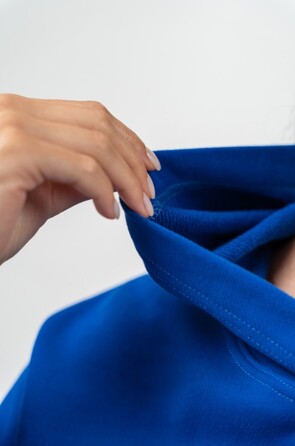 Худі Nebbia Branded Oversized Hoodie Gym Rat Blue 256