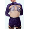VEIL sleeves Violet mesh+ print_ фіолетова сітка з принтом