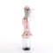 Босоножки Pleaser Flamingo-827RS *Каблук 8 дюймов, 4-дюймовая манжета на щиколотке, босоножкии с ремешком, молния сзади, нежно-розовый/прозрачный