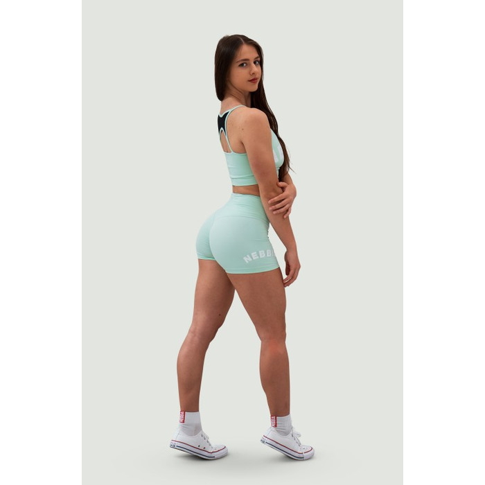 Шорты Nebbia High Waisted Shorts 5″ GYM HERO Mint 582