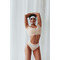 Топ Fitzona BEIGE SWIMSUIT TOP WITH SLEEVES AND ZIPER