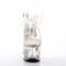 Босоніжки Pleaser Tipjar-708-5 на підборах 7 дюймів, з ремінцем на щиколотці 2 3/4 дюйма, прозорі