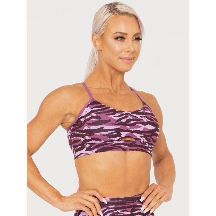 Топ Ryderwear Wild Tied Up Sports Bra Tiger Purple