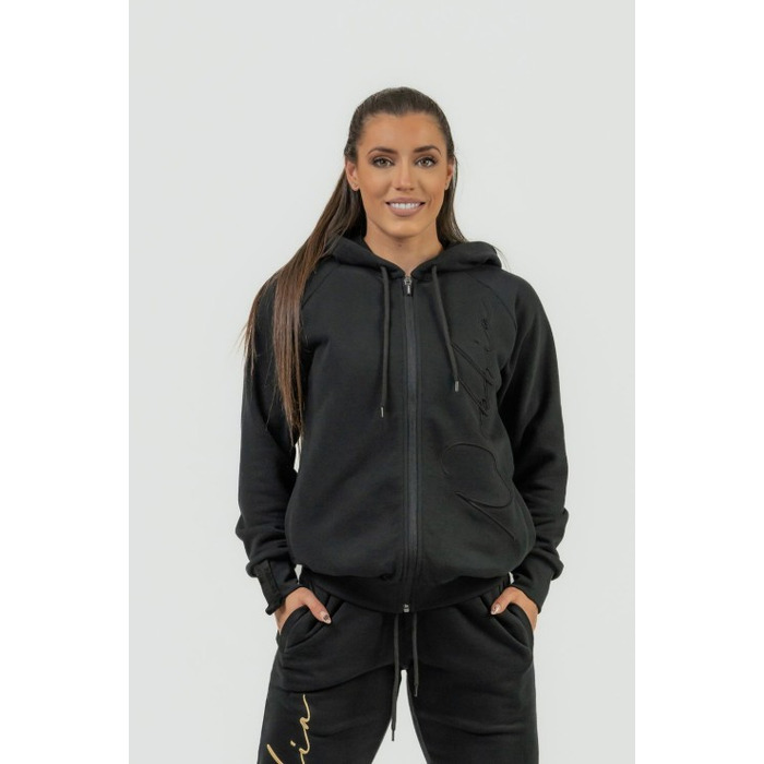 Худі Nebbia Women's Classic Zip-Up Hoodie INTENSE Signature Black 845