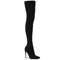 Сапоги Pleaser Courtly-3005, 5 дюймов, эластичные, застегивающиеся на щиколотку, черные
