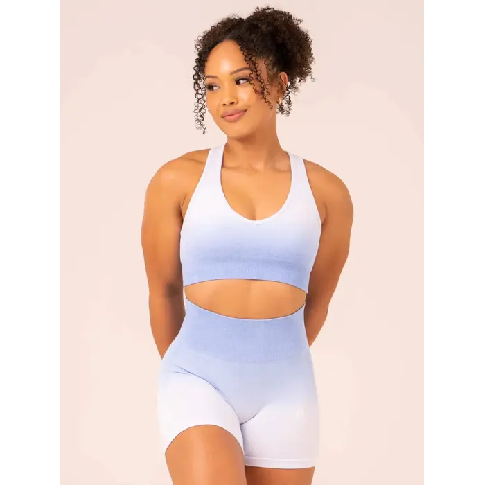 Топ Ryderwear Ombre Seamless Sports Bra - Cornflower Blue Ombre