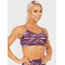 Топ Ryderwear Wild Tied Up Sports Bra Tiger Purple