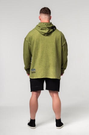Худі Nebbia Washed-off Oversized Pullover Hoodie NO BS Green 371