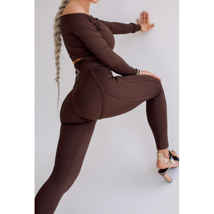 ТОП BROWN TOP OFF THE SHOULDER 14673