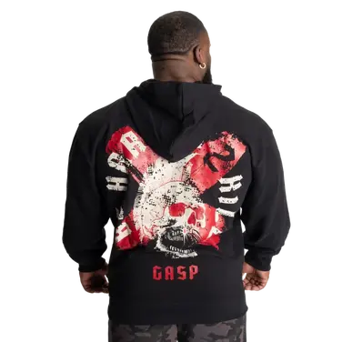 Чоловіча толстовка на блискавці GASP HTK Classic Hoodie 221018 Black