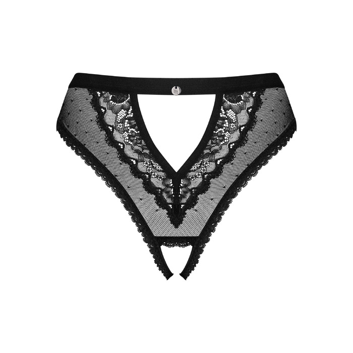 Трусики Obsessive Mauress Black S/M