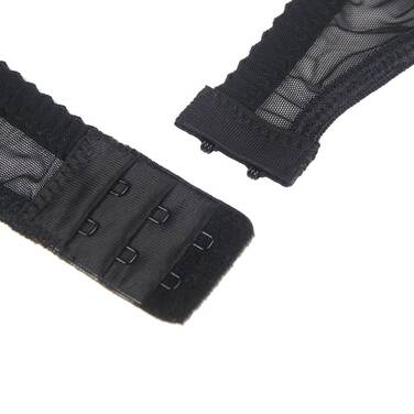 Сексуальные прозрачные кружевные трусики Star Night с поясом для чулок, черный