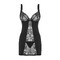 Пеньюар Obsessive Heartina та стрінги S/M