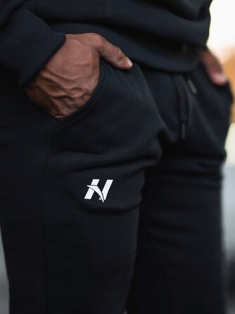 Штани Slim sweatpants with side pockets 'Reset” 321 Black