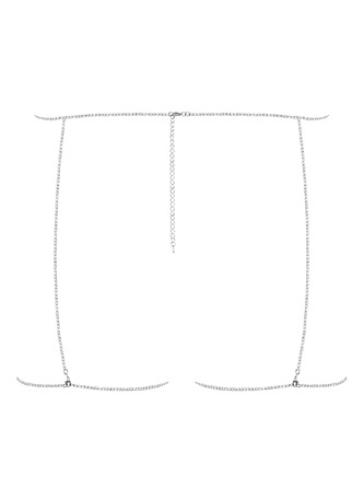 Цепочка на бедра с подвеской Obsessive Bijoux 905 серебристая