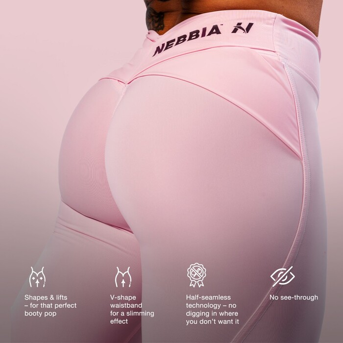 Легінси Nebbia V-shaping Belt Leggings STRONG BEAUTY Dark Red 425