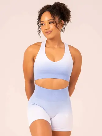 Топ Ryderwear Ombre Seamless Sports Bra - Cornflower Blue Ombre
