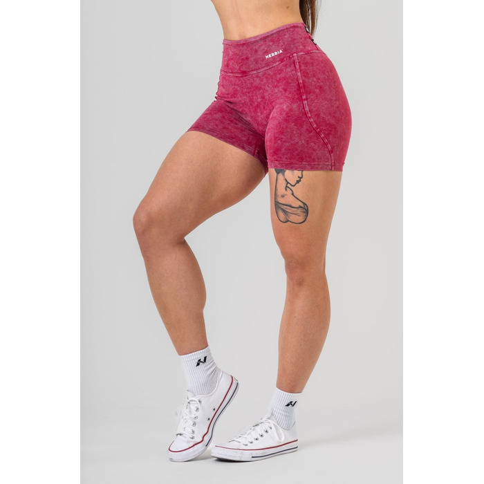 Шорти Nebbia Washed High Waisted Leggings Shorts HERITAGE Red 780