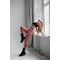 Легінси Nebbia Squat HERO Scrunch Butt leggings 571 Old Rose Roze