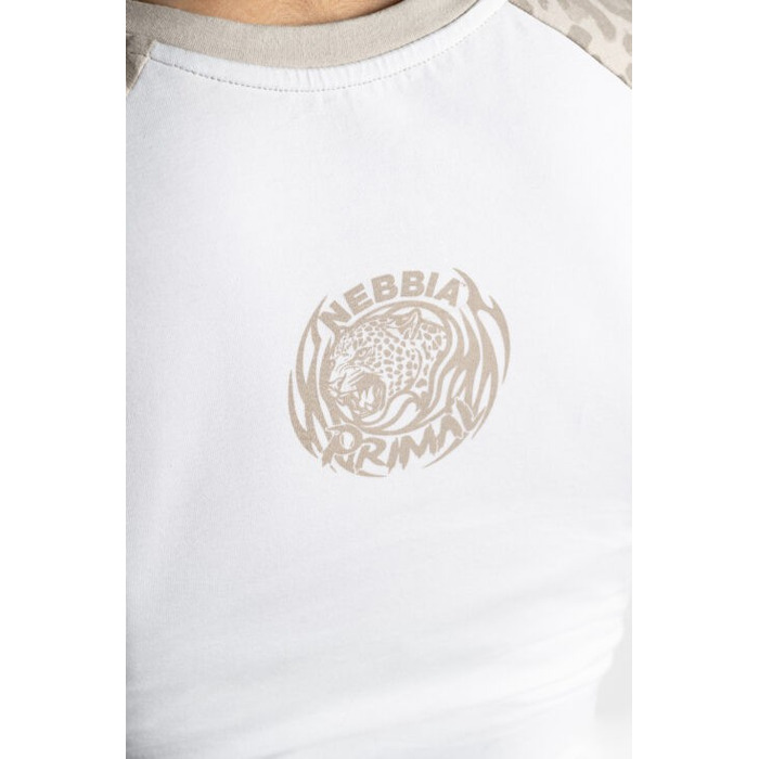 Топ Nebbia Crop Top Leopard '97 PRIMAL Cream Leopard 861