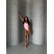 LUNALLE – Витончене Напівпрозоре Боді для Pole Dance, Exotic та Сценічних Виступів - рожевий
