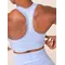 Топ Ryderwear Zebra Seamless Sports Bra - Sky Blue Zebra