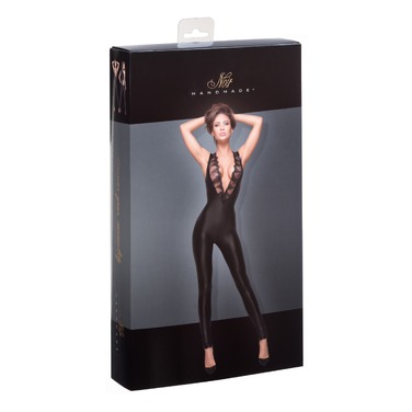 Комбинезон с кружевным декольте Noir Handmade F167 черный, XL