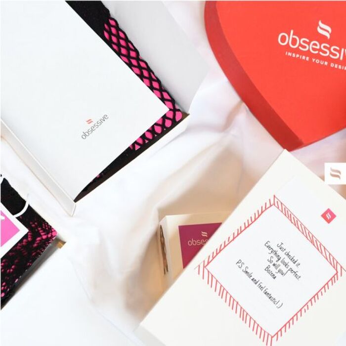 Панчохи Obsessive 810-STO-2 stockings white L / XL