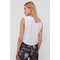 Топ жіночий LABELLAMAFIA CROPPED ESSENTIALS 21954 еластичний з принтом