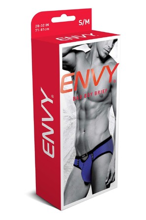 Мужские трусы-брифы Envy Bad Boy синие, S/M