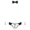 Чоловічий костюм Sven Joy Men's Jock Briefs із трьох предметів, чорно-білий, розмір M